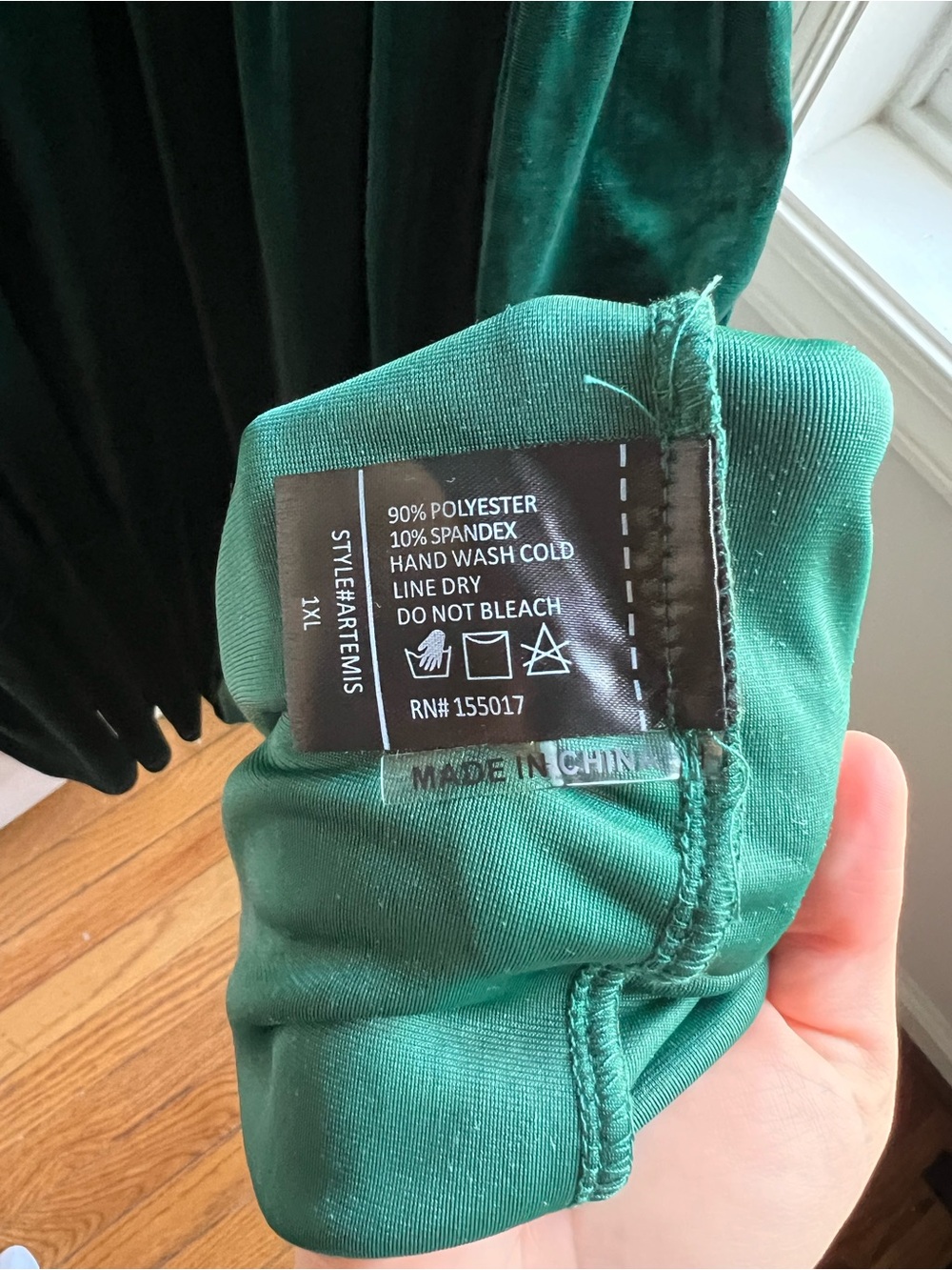 Artemis Velvet Maxi Dress - Baltic Born - Picture 5 of 5